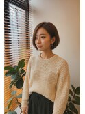 まわりと差がつく大人ショート×ヘーゼルベージュ