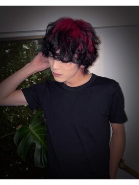 キイ 原宿 表参道(K.e.y) デザインカラー/シャギーカット/シャギーウルフ/ルーツカラー