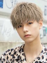 ゴールド 大阪 梅田店(GOALD)&nbsp;刈り上げマッシュハイトーン無造作マッシュ