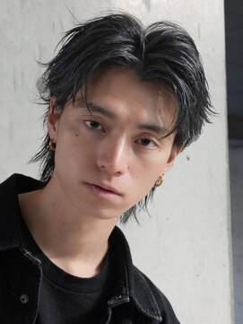 レタッチバイフィフス(RETOUCH by fifth) 原宿ルーズパーマセンターパートスパイラルパーマ大人色気ヘア