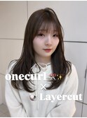 【静岡草薙】朝が楽になるワンカールで可愛いレイヤーカット