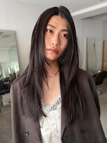 シュク 高円寺(SYUK)&nbsp;顔周りレイヤー/縮毛矯正/髪質改善/ロング【SYUK高円寺】kanna