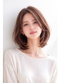 抜け感レイヤーボブ