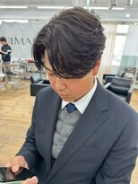 ユイマァルスロウ 倉敷(YUIMARLSLOW)&nbsp;メンズカット20代30代40代フェザーパーマ岡山パーマ倉敷パーマ