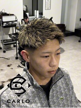 カルロイースタイル(CARLO e-style) ジェットモヒカン／フルメッシュ／スキンフェード
