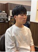 弱め波巻きパーマ