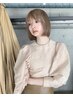 ダブルカラー（ブリーチ有無）＋トリートメント／（カットなし）　￥24500→