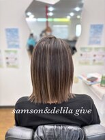 サムソンアンドデリラ ギブ(samson&delila give)&nbsp;切りっぱなしボブ＆ハイライト