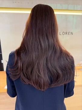 ローレン(LOREN) 透明感髪質改善ベージュダブルカラーミルクティーグレージュ