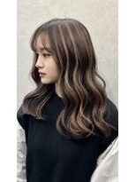 エスドットブルーム 梅田店(S.BROOM) 【立体感抜群】大人可愛いコントラストハイライト×グレージュ