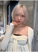 ［中川竜斗］レイヤーボブ×ホワイト