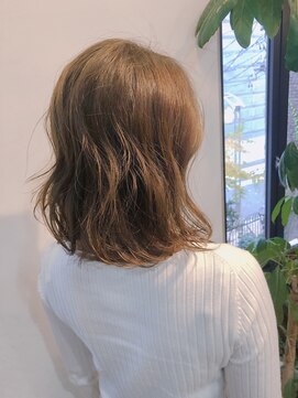 ルクール(Le Coeur) ふんわりトップからボリュームデジタルパーマスタイル