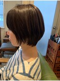ショートボブ・マッシュ・ナチュラル