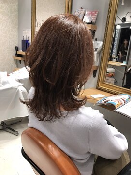 ミッシェル アフロート(michelle afloat) 髪質改善ひし形トップふんわり動き簡単まとまるツヤカーブカット