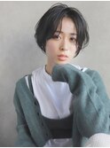 黒髪×ハンサムショート　鶴ヶ峰　美容室