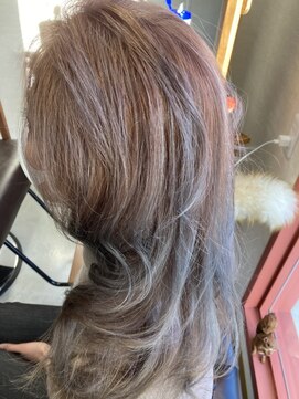 ワンデイ(One day) 大人ハイライトで立体感をプラス/脱白髪染め