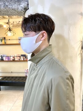 アリスバイアフロート 自由が丘(ALICe by AFLOAT) ツーブロトランクスヘアー　フォギーベージュ