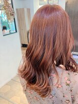 シエルバイアフロート(ciel by afloat)&nbsp;〈藤間〉ブリーチなしツヤ感ピンクベージュ