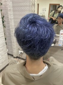 ヘア デザイン クランプ フロント(Hair Design CLAMP front) 鮮やかネイビーカラー