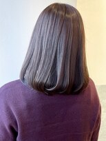ラボヌールヘアーレーヴ 池袋店(La Bonheur hair reve) 【reve池田】結べる長さのロブ&バイオレット○【池袋美容室】
