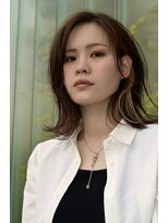 シノヤ 東根店(Shinoya)&nbsp;インナーカラーミディアムスタイル/ハイライト/30代40代50代