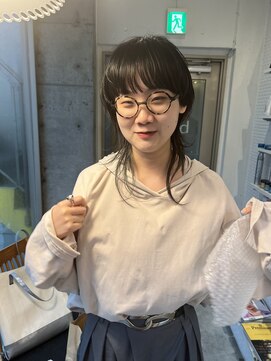 ビビト(bibito) bibito ウルフカット マッシュウルフ ハイライトカラー