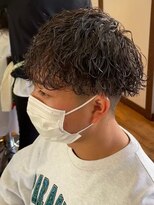 ダブル(W)&nbsp;メンズ/スパイラルパーマ