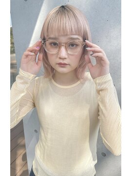 ステラ(stella) ハイトーン×ウルフボブ