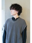 波巻きパーマ