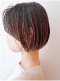 Say.ree ミルクティーアッシュ ショートボブ 斜めバング 表参道