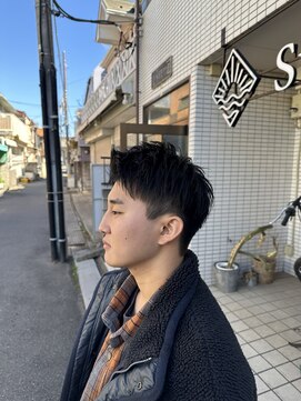 スウェル 船橋店(Swell) #カルマパーマ#ベリーショート#ダークアッシュ#ニュアンスパーマ