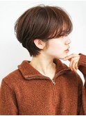 前髪/イメチェン/ウェーブパーマ/ショートヘア/30代/40代/50代