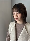 切りっぱなしボブ/顔周りレイヤー/前髪/原宿神宮前