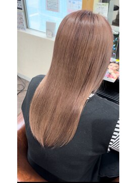 ジェリカヘアー サンフラワー通り(Jlica hair) ミルクティーカラー×ベージュ×ブリーチ履歴あり