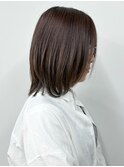 ＊ラフ柔らかボブ黒髪ミディアムロングウルフ前髪あり30代40代1