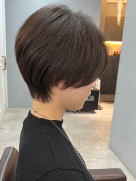 オズ 郡山桑野店(OZ) 黒髪ボブルフネビージュ小顔ワンレン