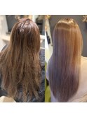 艶髪再生カラー