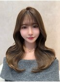 ◎イメチェン外ハネボブ美髪×ブリーチなしレイヤー韓国[銀座]
