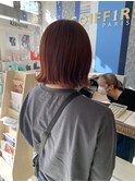 切りっぱなしボブ/簡単スタイリング