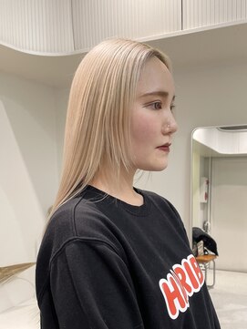 ミーム 原宿 表参道(meme) ◎ブロンドハイトーンカラーデザインカラーアンブレラカラー金髪