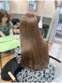 【縮毛 × ベージュカラー】透明感たっぷりに☆