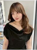 韓国くびれロング レイヤーオルチャン小顔前髪 艶髪