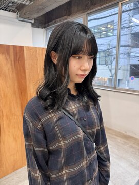 シアー(siar) 地毛カラー　黒染め　ブラーブラック　ブリーチ無し