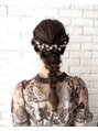 エマージュ 新宿(Emerge)&nbsp;編みおろし#結婚式#ヘアアレンジ