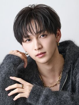 オーシャントーキョー 原宿(OCEAN TOKYO) ラウンドマッシュショートコンマシースルー黒髪