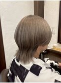 ハイライトバレイヤージュダブルカラーケアブリーチ20代30代