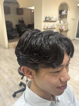 ラボヌールヘアーノーブル 新越谷店(La Bonheur hair noble) フェザーパーマ