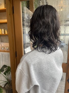 マーブル ヘアー(marble hair) 黒髪パーマ