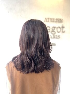 アトリエファゴ ハナミズキ店 【Yuine】ふんわりミディアムパーマ