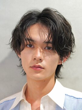 バイフィフス 原宿/表参道(by fifth) メンズシースルーマッシュニュアンスパーマシャドウパーマテテ風